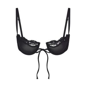 skims summer mesh lace balconette tie front bra
